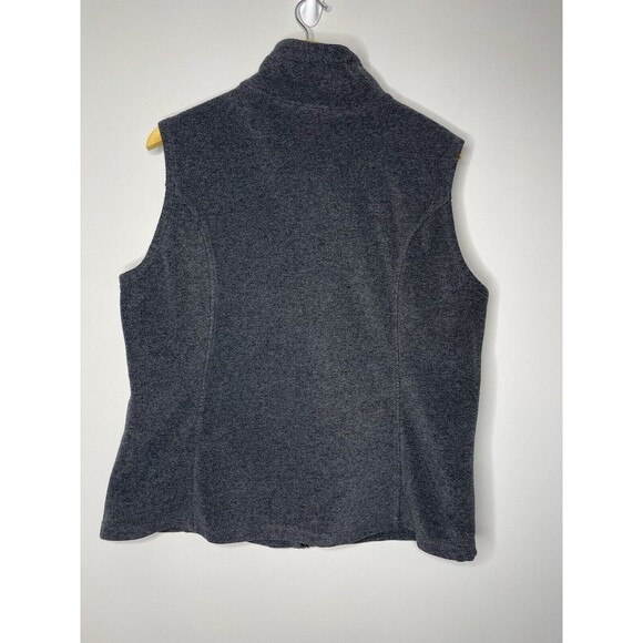 COLUMBIA Men's Steens Mountain Fleece Vest Charcoal Gray Size XL - Picture 7 of 8